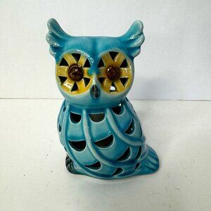 Owl Potpourri Holder 6" Ceramic GC Naturals Fragrance Sachet